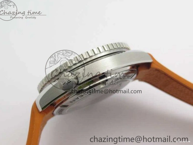 0109 UrbanStyle Planet Ocean Pro Orange Bezel 45mm OMF 1:1 Best Edition On Rubber Strap A8500 (Black Balance Wheel) 8138